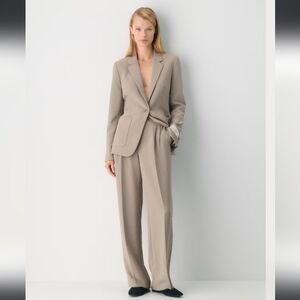 Aritzia Effortless Pants Nomad Taupe